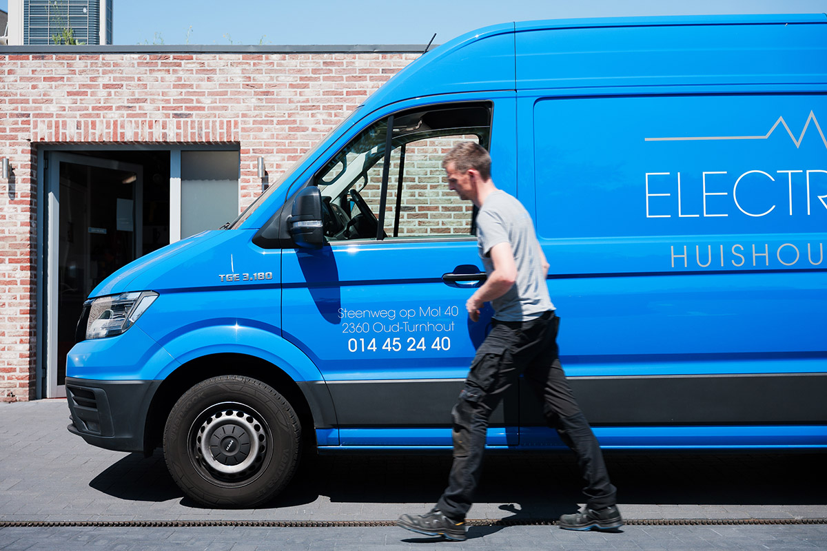 Levering elektrotoestellen aan huis